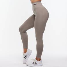 Bruin - Sportkledingstuk Broeken & Shorts Hummel Hmltif Seamless High Waist Legging - Gris