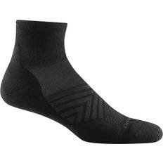 Darn Tough Men's Run Quarter Ultra Lightweight Running Socks - Black