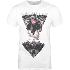 DC Comics Superman Mens Our Last Hope T-Shirt (White/Black)