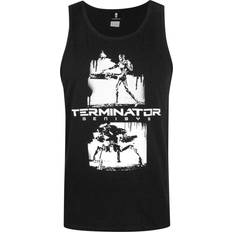 Algodón Chalecos Terminator Mens Genisys Graffiti Vest (Black)