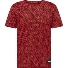 HUGO BOSS Dorton Monogram Print Crew Neck Tee
