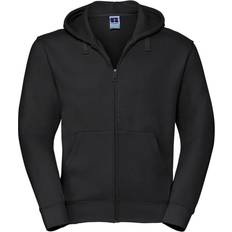 Russell Athletic Authentisches Herren Sweatshirt Hoodie mit Durchgehendem Reißverschluss - Bordeaux