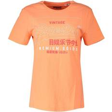 Superdry Organic Cotton Premium Goods Label Outline T-Shirt