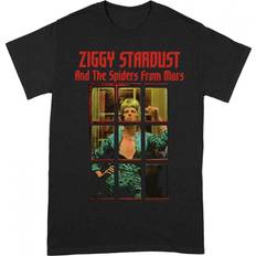 David Bowie David Bowie Unisex Adult Ziggy Stardust T-Shirt (Black/Red)