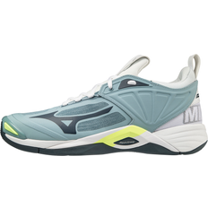 À lacets Chaussures de volley-ball Mizuno Chaussure de handball femme Wave Momentum Wos - Gris