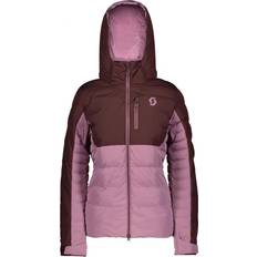 Women ski jacket Scott Ultimate Down Women Ski-Jacket - Rd Fu/Cas Pi