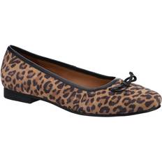Hush Puppies Naomi Ballérines Plats En Cuir - Beige