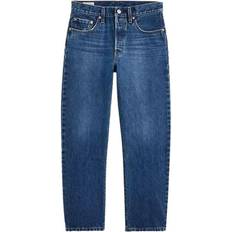 Vrouw - W36 Spijkerbroeken Levi's 501 Cropped Jeans - Blauw