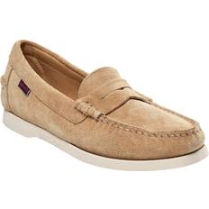Læder Loafers Sebago W Docksides Dan Boat Flesh Out sejlersko-BEIGE-CAMEL-37.5