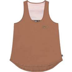 Braun - Damen Tanktops Picture Loni Tank - White