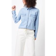 Levis skjorta dam Levi's – Måsten – Svart, tvättad jeansskjorta cowboymodell