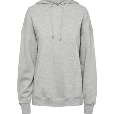 Dame - Hoodies - Sølv Sweatere Pieces Chilli Hoodie