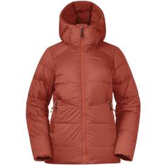 Polyamid Klær Bergans Women's Røros Down Jacket Brick/Fiesta