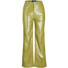 Konstläder Byxor & Shorts Jack & Jones JJXX Jxkenya HW Stra Faux Leat Pant NOO Dam Byxor