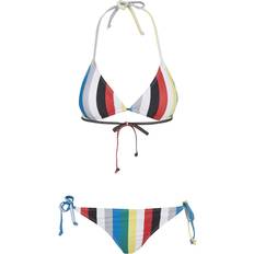 Damen - Gelb Bikinihosen Urban Classics Stripe Bikini Flerfarvet