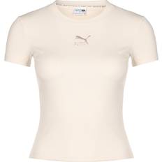 Puma Classics Ribbed Slim T-Shirt fÃ¼r Damen, Mehrfarbig, GrÃ¶ÃŸe: XXL, Kleidung