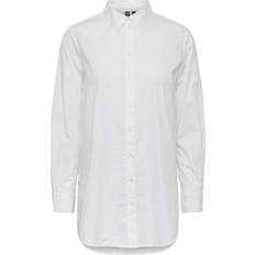 Braun - Damen Hemden Pieces Pcjiva Shirt - Cloud Dancer