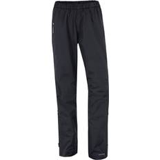 Regnbyxor dam zip Vaude Fluid Full-Zip Byxor - Short Färg Svart