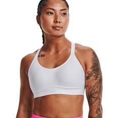 Jaune Soutiens-gorge Under Armour Brassière Modéré Femme Infinity Covered Impact - Blanc