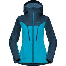 Bergans Dame Tøj Bergans Cecilie 3L Jacket - Clear Ice Blue/Deep Sea Blue