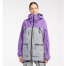 Haglöfs jacket goretex Haglöfs Vassi Gore-Tex Pro Jacket Women's Concrete/Purple Ice