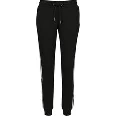 Urban Classics College Contrast Pants - Schwarz/Weiß