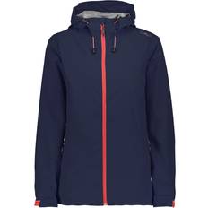 CMP Damen Rain Jacket Fix Hoodie - Blau