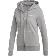 adidas Essential Plain Full Zip Hood - Grey