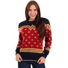 Damen - Weihnachtspullover Adult Wonder Woman Dark Ugly Christmas Sweater