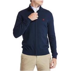 Timberland Williams River Full Zip Polo - Navy/Rosso