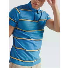 Superdry Academy Stripe Polo Varsity