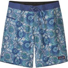 Nylon Swimming Trunks Patagonia Wavefarer Boardshorts 19" Men coast highway multi/sumac 2022 Speedos and Board Shorts