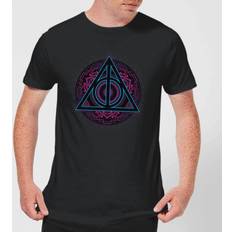 Harry Potter Deathly Hallows Neon Men's T-Shirt