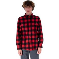 Woolrich Hemden Woolrich Alaskan Melton Wool Overshirt - Red Buffalo