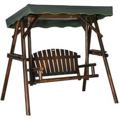 Wood Canopy Porch Swings OutSunny 84A-216