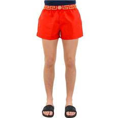 Versace Greca Border Swim Shorts - Black