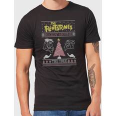 Flintstones Rockin Around The Tree Men's Christmas T-Shirt