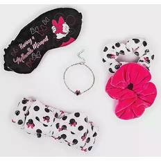 Disney Rolleksaker Disney Minnie Mouse Gift Girls Bracelet, Eyemask, Two Scrucnhie And Spa Headband Set Packed In Reusuable Zip Bag