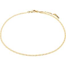 Damen Fußkettchen Pilgrim Flat Link Ankle Chain - Gold