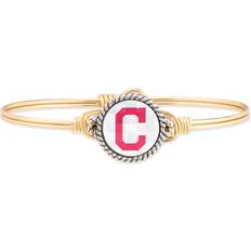 Luca + Danni Women's Cleveland Indians Petite Bangle Bracelet