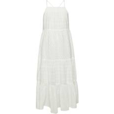 Superdry Vintage Cami Maxi-Jurk Met Kant Wit - Grootte 38