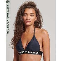 Superdry Code Triangle Elastic Damen Bikinitop - Orange/Schwarz