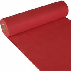 Rouge Nappes Papstar Chemin de table 'soft selection' rouge