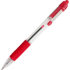 Zebra Technologies Z-Grip Retractable Ballpoint 1.0mm Tip Red Pack 12 36457ZB