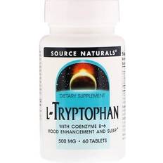 Source Naturals L-Tryptophan with Coenzyme B-6 500 mg 60 Tablets 60 pcs