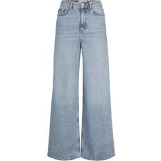 Jack & Jones Bomuld - Dame Bukser Jack & Jones JJXX Jxtokyo Wide HW Cr6013 LN Kvinde Bukser "30/"34" hos Magasin Light Denim