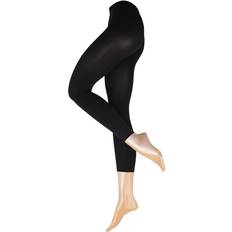 Grey - Women Tights Falke Pure Matt 100 DEN Leggings Women's - Black