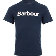 Tシャツ・カットソー BARBOUR Men T-shirt Blue MTS1418 NY91 Barbour x Steve McQueen logo-print T-shirt | Blue | FARFETCH