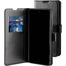 Behello Gel Wallet Case Protection à rabat pour téléphone portable cuir artificiel noir pour Samsung Galaxy S20 S20 5G