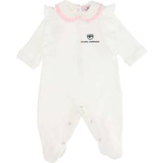 Chiara Ferragni Monnalisa Tie Dye Footed Baby Body - Blue